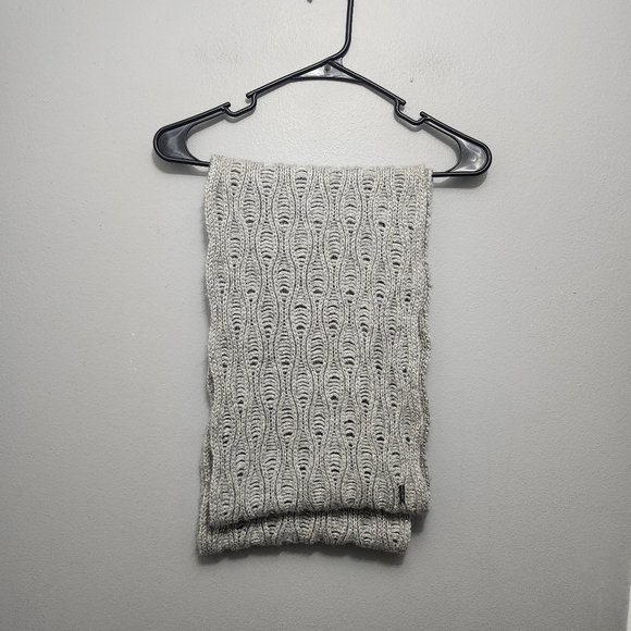 Calvin Klein women's infinity scarf gray wool blend - Picture 1 of 5